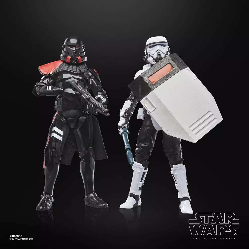 Pack Star Wars Black Series Purge Trooper and Patrol Trooper inspiré du jeu Jedi Survivor avec figurines articulées au format 15 cm