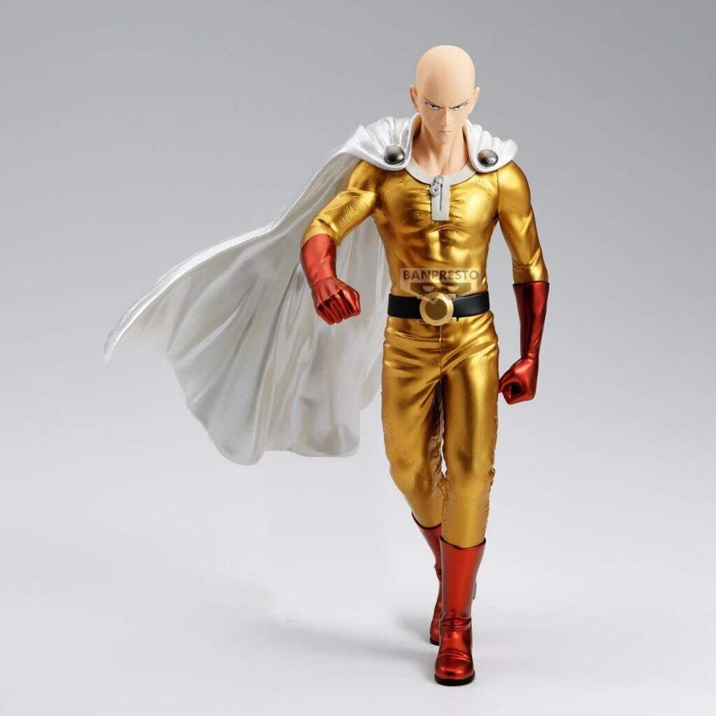 Figurine Saitama Banpresto issue de One Punch Man en version PVC officielle