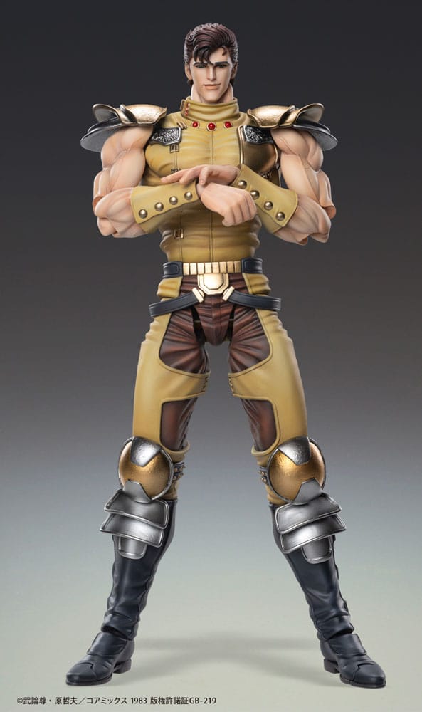 Figurine Fist of the North Star Juza Chozokado de Medicos Entertainment représentant Juza des Nuages dans sa tenue emblématique