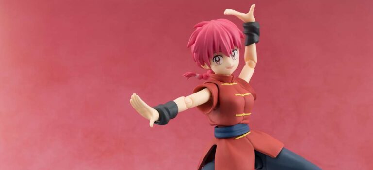 Figurine Ranma 1/2 S.H. Figuarts de Tamashii Nations inspirée du nouvel anime avec articulations premium, expressions interchangeables et accessoires