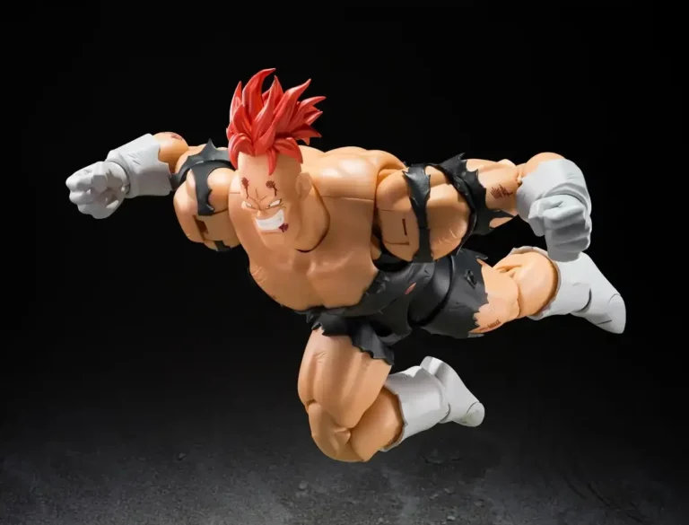 Figurine Recoome The Nightmare S.H.Figuarts Dragon Ball Z avec armure abîmée et effet Eraser Gun