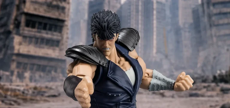 Figurine Kenshiro S.H.Figuarts par Bandai Spirits inspirée de Fist of the North Star avec accessoires interchangeables et articulations premium