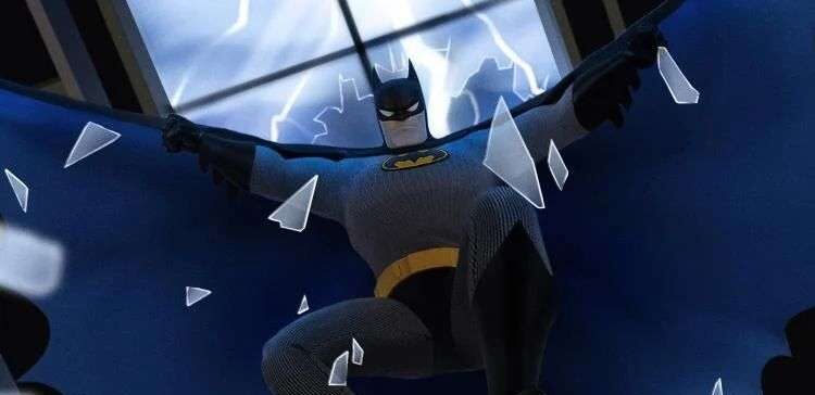 Figurine Batman The Animated Series One:12 Collective de Mezco Toyz avec cape armée et accessoires inspirés de la série animée