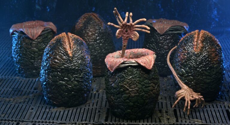 Aliens 40th Anniversary Alien Eggs 6 Accessory Pack NECA avec œufs Xénomorphes et Facehuggers pour diorama Alien