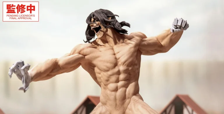 Attack On Titan Eren Yeager Attack Titan Gigantix Figure représentant Eren Jäger sous sa forme du Titan Assaillant