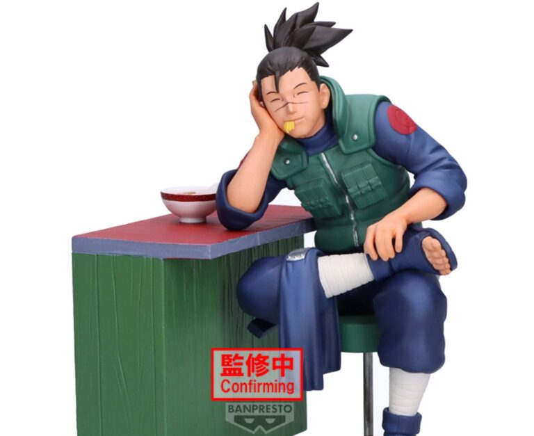 Figurine Naruto 72 B Iruka Umino en PVC inspirée de Naruto Shippuden représentant le premier mentor de Naruto Uzumaki dans sa tenue de shinobi