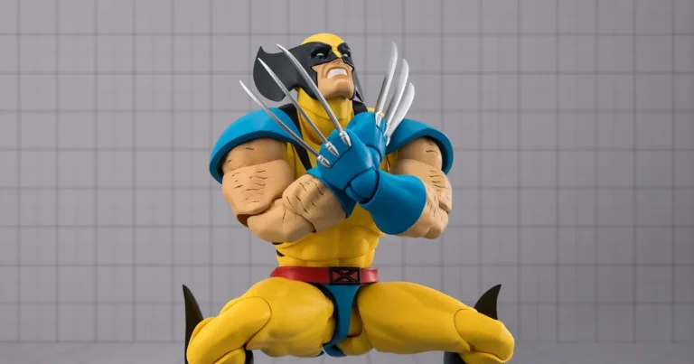 Figurine Marvel Wolverine Gamerverse S.H.Figuarts de Bandai Spirits avec griffes en adamantium et accessoires interchangeables