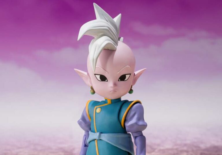 Figurine Dragon Ball DAIMA Supreme Kai Mini S.H.Figuarts de Tamashii Nations représentant Kaiōshin dans son apparence miniature
