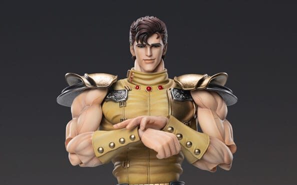 Figurine Fist of the North Star Juza Chozokado de Medicos Entertainment représentant Juza des Nuages dans sa tenue emblématique
