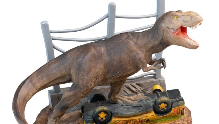 Jurassic Park Calendrier Perpétuel 3D en résine sous licence officielle