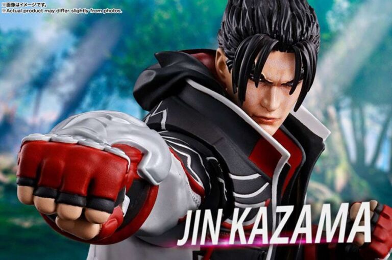 Figurine Tekken 8 Jin Kazama S.H.Figuarts de Tamashii Nations dans sa nouvelle tenue de combat